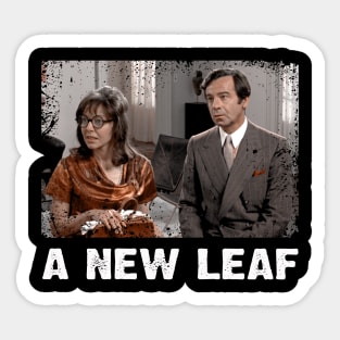 A Fresh Start with Henry New Leaf Movie Tees for Classic Film Enthusiasts Sticker